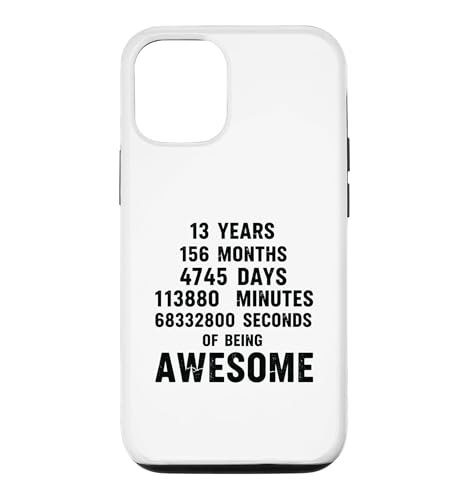Custodia per iPhone 12/12 Pro 13 Anni 156 Mesi 410000000 Secondi Di Essere Fantastico