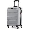 Samsonite Omni PC Hardside Expandable Luggage with Spinner Wheels, Silver, Carry-On 20-Inch