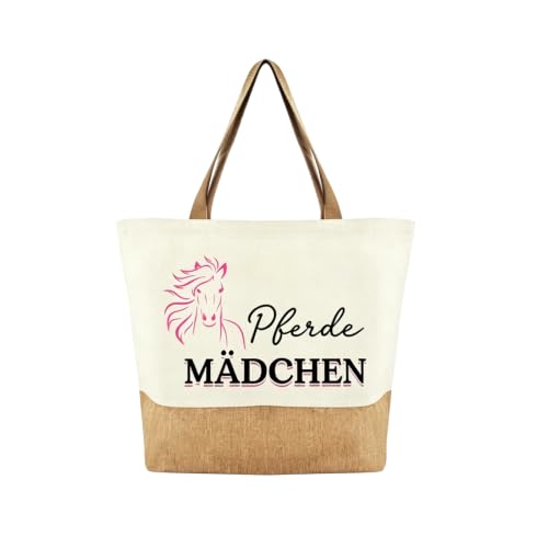 Stilvolle Tragetasche Als Pferde M&auml;dchen Geschenk Und Pferde Geschenk.
