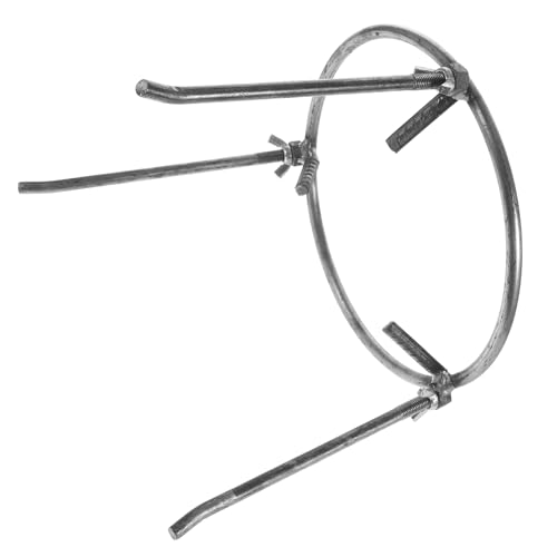 OFFSCH Outdoor Tripod Steel Campfire Cooking Stand for Bbq Picnic Camping Essentials Cast Pot for Fire Pit and Open Air Hiking Trips