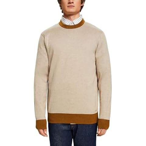 ESPRIT Men's Light Taupe Sweater Cover