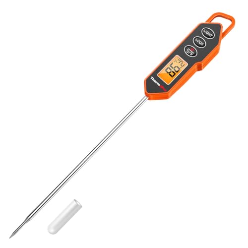 Image of LABART ThermoPro TP01H Instant Read Meat Thermometer with Long Probe for BBQ, Candy, Oil, and Smoker