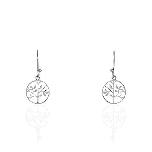 Preisvergleich Produktbild Rendez-vous RueParadis Paris - Ohrhänger"Canopée" - Lebensbaum - Massives / Sterling Silber 925 - Glücksbringer - Damenschmuck - Schlussverkauf - Valentinstags