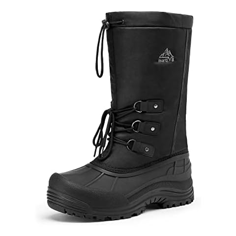 NORTIV 8 Men's Waterproof Snow Boots Cover