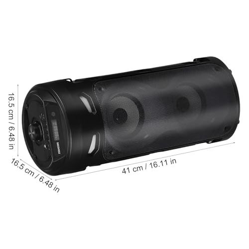 Haut-parleur stéréo portable avec caisson de basses puissant HOMSFOU - 2