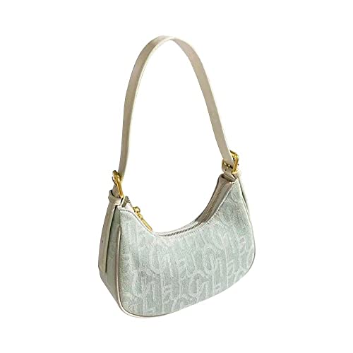 Andy's Orchids Summer Bag Crossbody Bag for Women, Small Denim Underarm Half Moon Bag Portable Shoulder Bag