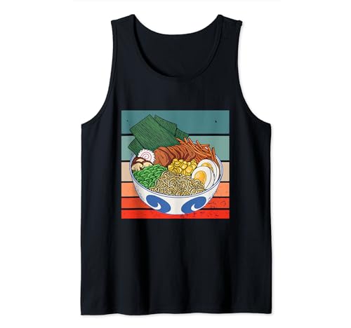 Tazón de ramen, Ramen Life, Tazón de fideos con huevo de Camiseta sin Mangas