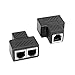 Produktbild Lan Splitter, RJ45 Splitter und Lan Splitter 1 auf 2 für Cat5/Cat5e/Cat6/Cat6e/Cat7-Kabelverbindung und unterstützt die gleichzeitige Verbindung von zwei Geräten mit dem Netzwerk. (2 Stücke)