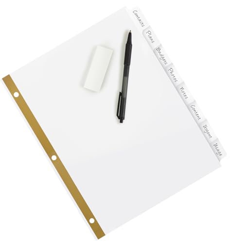 AVERY Big Tab Write-On Dividers, 8-Tab Set (23078) image 3