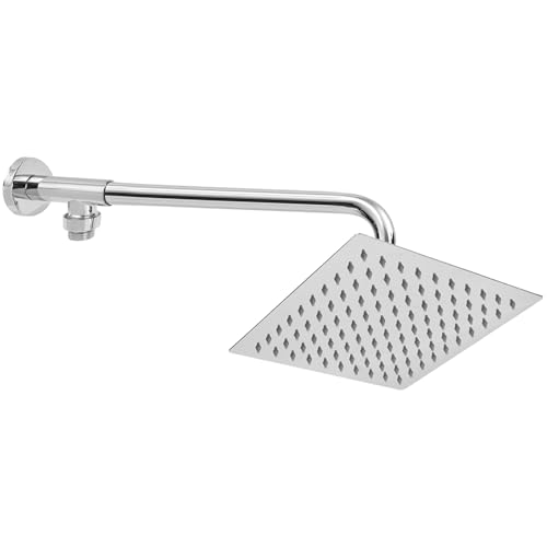 Pommeau de douche carré anti-calcaire installation facile pour remplacer une douche usée