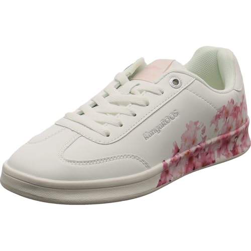 KangaROOS Zapatillas K Ten Flowers para Mujer, Blanco   Flor, 41 EU