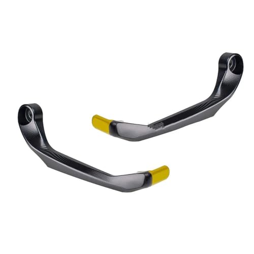 HOLOMKMGYT ヤマハ MT-07 MT-09 YZF R1 R6 R7 2003-2025 用 バイク用ハンドルバー ブレーキ クラッチレバー ハンドガード ブレーキ クラッチレバープロテクター オートバイ アーマーハンドガード(ゴールド)