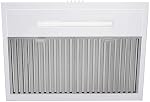 Vesta Chicago 30" White Stainless Steel Under Cabinet Range Hood - 750CFM, 3-Speed Exhaust Fan, New Extra LED Light, and Dishwasher-Safe Baffle Filters (30 Inch White Stainless Steel)