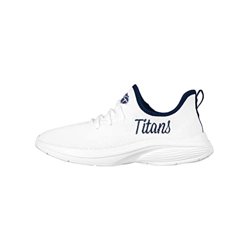 Image of FOCO NFL Womens NFL Team Logo White Athletic Shoes Sneakers