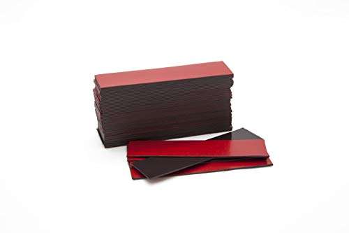 Étiquettes magnétique 20 mm x 80 mm-rouge-lot Cover