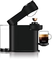 NESPRESSO DE’LONGHI Vertuo Next Mattschwarz Kapselmaschine | 5 Tassengrößen | Barcode-Erkennung | One Touch Kaffeezubereitung | Kaffeemaschine ENV120.BM – Ansicht 5