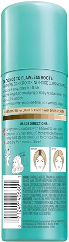 L'Oreal Paris Magic Root Cover Up Spray For Blondes with Dark Roots, Color Concealer, Ammonia and Peroxide Free, Light Blonde, 2 fl. oz.