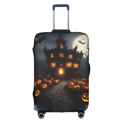 Halloween Pumpkin Print Luggage Cover For Travel Women Men Suitcase Covers Dust Cover Luggage Sleeve Protector