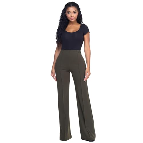 Cemi Ceri Women’s High Waist Wide Leg Dress Pants –