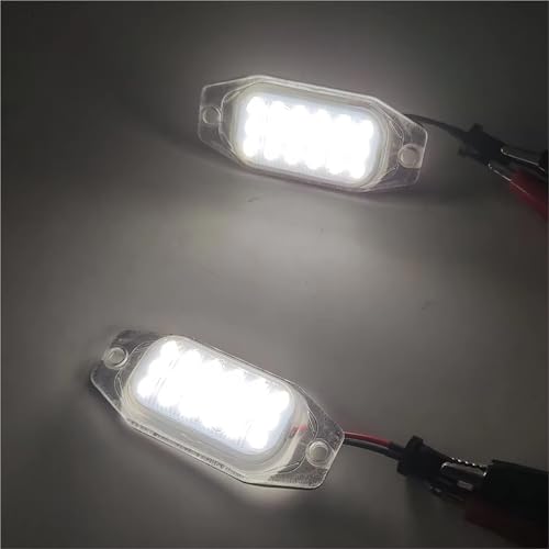 Luces de matrícula LED Lexus LX450 elimina luz amarilla y fallos traseros 5