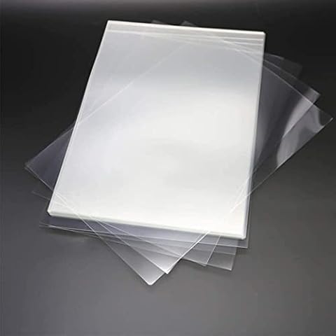 20 Sheets Transparency Film for Inkjet Printers Transparency Printing Film Printable Transparent Paper Sheets Inkjet Transparenty Film Transparent Inkjet Printing Film Overhead Projector Film Cover