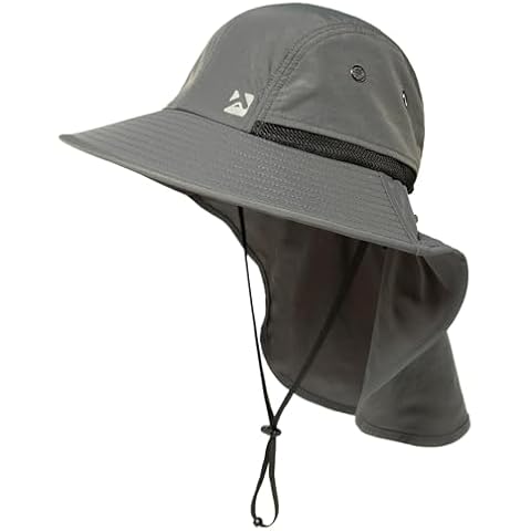 TOP-EX Waterproof Sun Hat with Neck Protection Cover