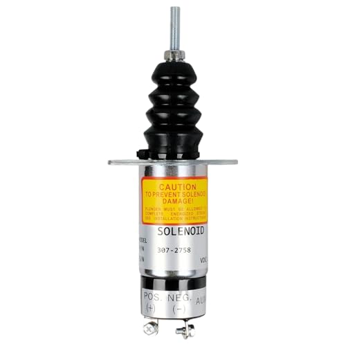 307-2758 12V Stop Governor Solenoid Fit for Onan P216G P218G P220G P224G OL16 OL18 OL20, Miller Welders AEAD 200LE Legend etc Replace 1504-12A2U1B2S1A