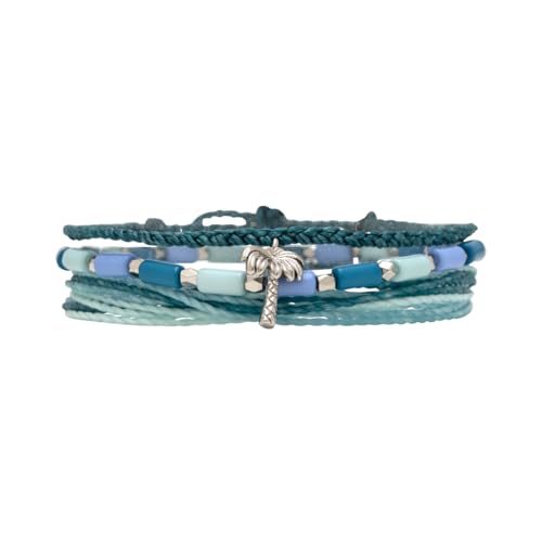 Pura Vida Bracelets Pack Paradise Palms Style Pack - 3-Piece Boho Bracelet Stack