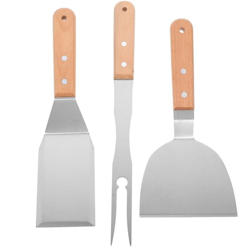 Set de 3 utensilios para BBQ VOSAREA miniatura 1