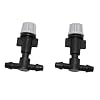 Spray 10 grijze nozzles 4 / 7mm tees, spatwater op planten, spuitstuk met een straal van 0.6-0.9m Voor werfwawn onkruid…