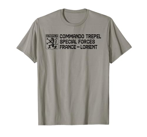 Commando Trepel Fuerza Especial Francesa Militar Camiseta