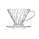 HARIO(ハリオ) V60 透過ドリッパー 01 クリア トライタン 1~2杯用 コーヒー ハンドドリップ 円すい形 BPAフリー 食洗機OK 日本製 VDTA-01-T