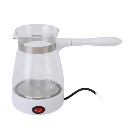 Cafetera eléctrica turca 600ml vidrio acero inoxidable miniatura 5