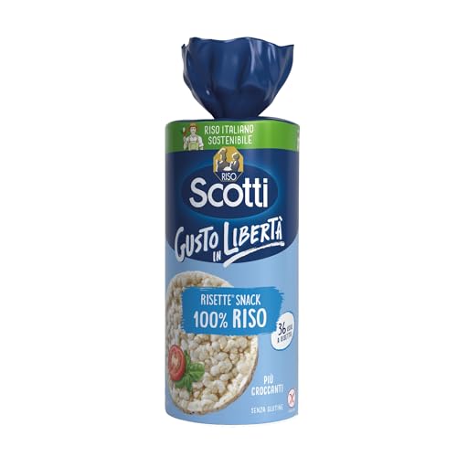 RISETTE 100% RISO: Gallette di riso biologiche, senza glutine. Non rinunciare al gusto, provale posto del pane