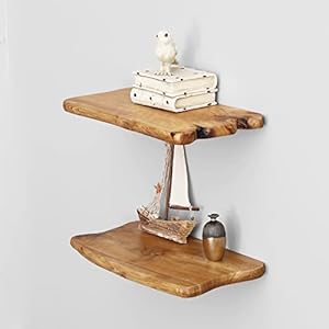 Welland16cedarnaturaledgefloatingshelfsetof2 Urban Country Home Decor Welland 16 cedar natural edge floating shelf set of 2 urban country home decor