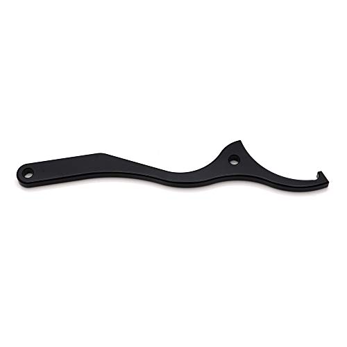 Image of Rear Shock Spanner Wrench WP Shocks Tool For 125-500 2017-2022, 125-450 SX /SXF /XC /XCF 2016-2022, Husqvana 125-501 TE /FE /TC /FC /TX /FX 2017-2022 Black