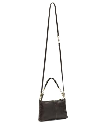 Image of HOBO Darcy Leather Convertible 3-in-1 Crossbody Bag with Removable & Adjustable Strap, Exterior Phone Slip Pocket