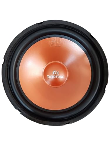 Image of 10 inch Woofer | 150W Power | 4-Ohm | Copper Color Water Proof Coated Paper Cone with Rubber Surround | Copper Coil | 120mm Magnet for Cars, Home Theatre, Bass Audio Systems & DIY Projects