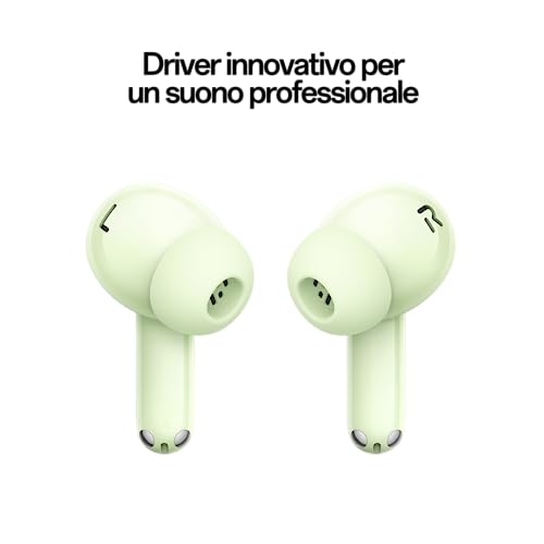 Image of Oppo Enco Air3 Pro Wireless Earbuds, Bluetooth 5.3, Noise Cancelling, Wireless Charging, Low Latency, Large Capacity Battery, IP55 - Green