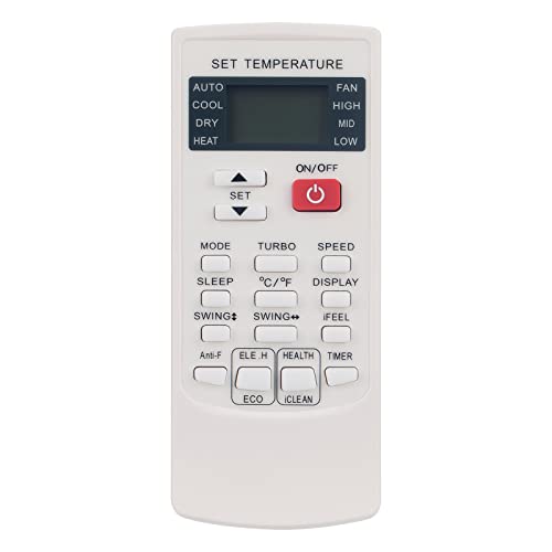 VINABTY Nuevo YKR-H/102E Air Conditioner Mando a Distancia de Repuesto YKR-H/102E Reemplace Control Remoto para AUX AC A/C Air Conditioner YKR-H/102E YKR-H/002E YKR-H/006E YKR-H/101E Remote Controller