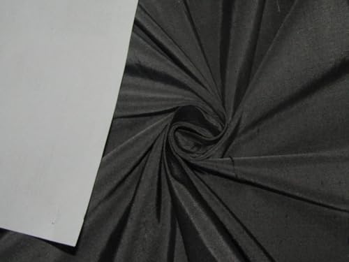 Tissu en soie Dupioni noir et ivoire pour éviter les vêtements sans tenue