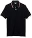Produktbild Amazon Essentials Slim-fit Striped Cotton Pique Poloshirt, Schwarz/Weiß und Rot, XS