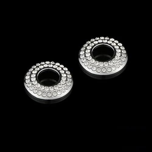 Compatible With Mini For Cooper For Countryman For F54 F55 F56 R56 R55 R53 F60 車のドアピンカバーステッカードアロックサークル装飾 車用ドアロックノブピン