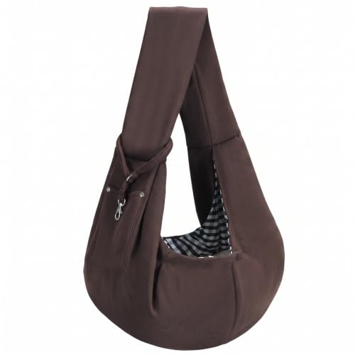 ARZQUT Dog and Cats Carrier Sling, Small Pet Carrier with Storage Pocket