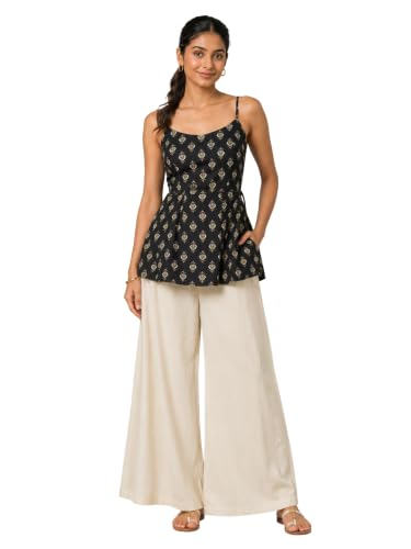 Image of Women's Floral Printed Cotton Kurti Summer Cotton Tunic Top for Girls