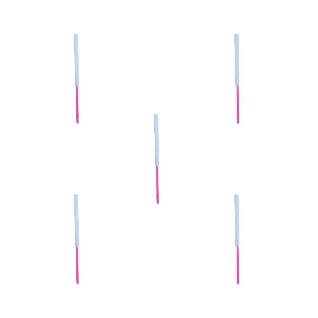 Juego de 5 palos de limpieza de flauta, paños de limpieza multicolor largos para instrumentos de viento de madera, accesorios para adultos y profesionales, color azul