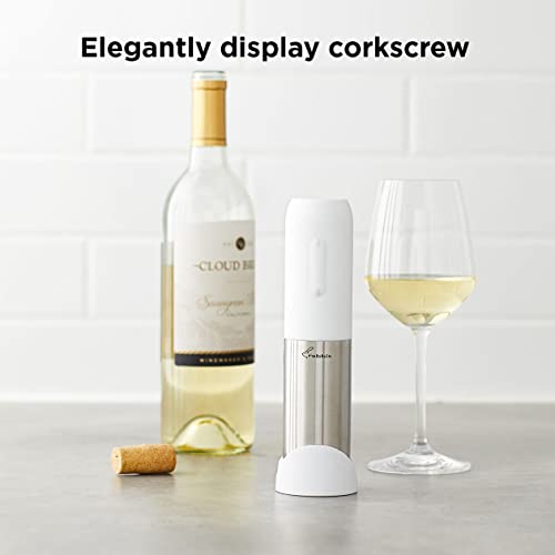 Rabbit Compact Electric Corkscrew Wine Bottle Opener (White), 10.75 Inches #TOP7