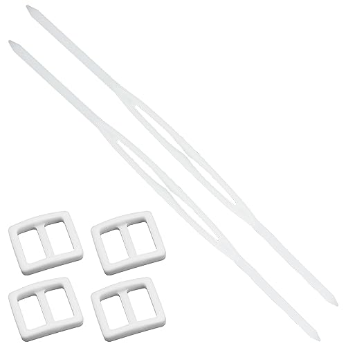 Amviner Universal Swimming Goggles Replacement Straps, Silicone Head Band for Swim Dive Mask (White...