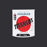Titanlux Ecológico Esmalte al agua mulisuperficie Mate Negro 250 ml