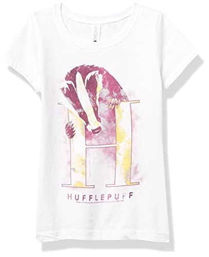 Harry Potter Hufflepuff Mystic Wash Girl's Solid Crew Tee